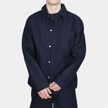 Alis Viren Short Worker Jacket Solid Blue